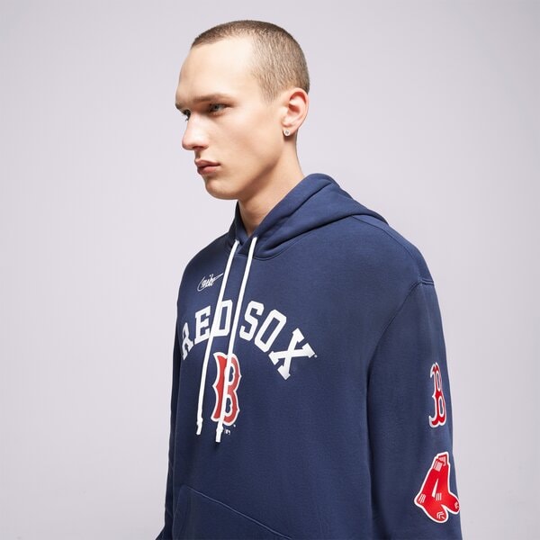 Мъжки суичър NIKE СУИТЧЪР С КАЧУЛКА BOSTON RED SOX MLB nkmz-44b-brs-0qe цвят тъмносин