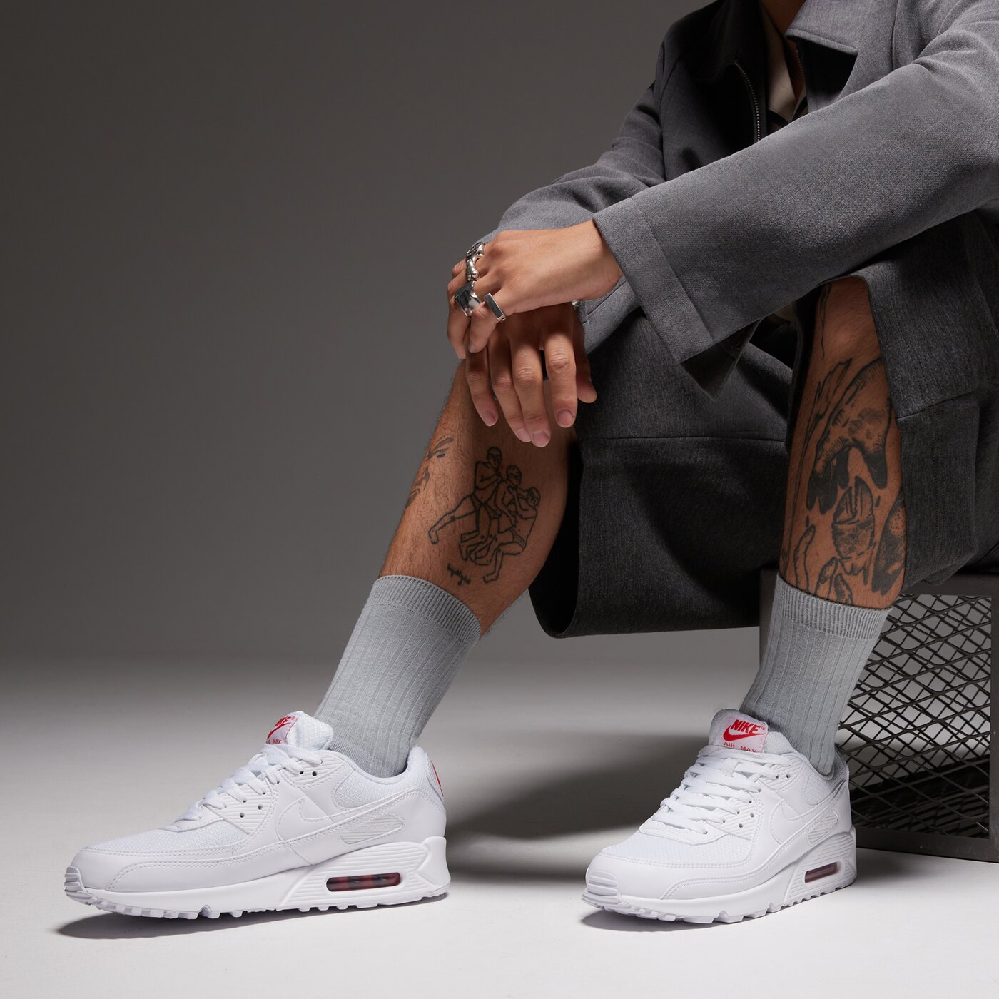 Мъжки маратонки NIKE AIR MAX 90  dm0029-118 цвят бял