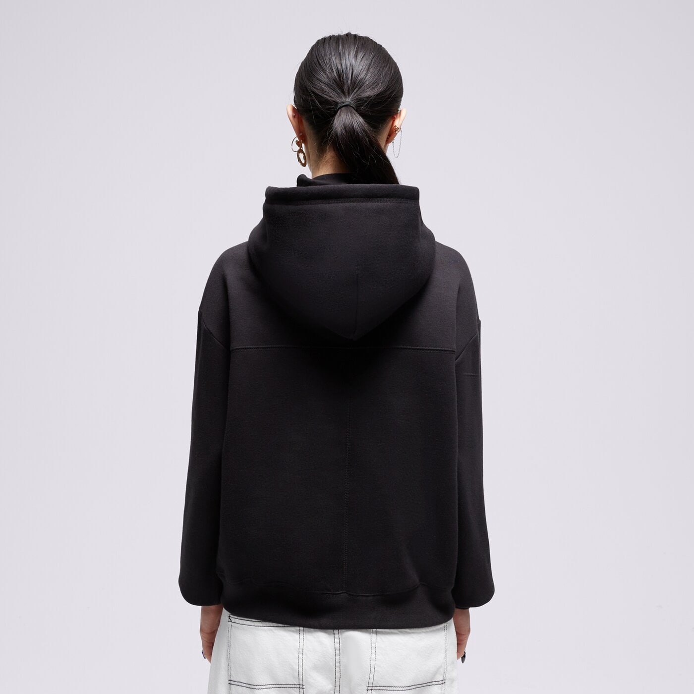 Дамски суичър CHAMPION СУИТЧЪР С КАЧУЛКА 116678kk001 цвят черен