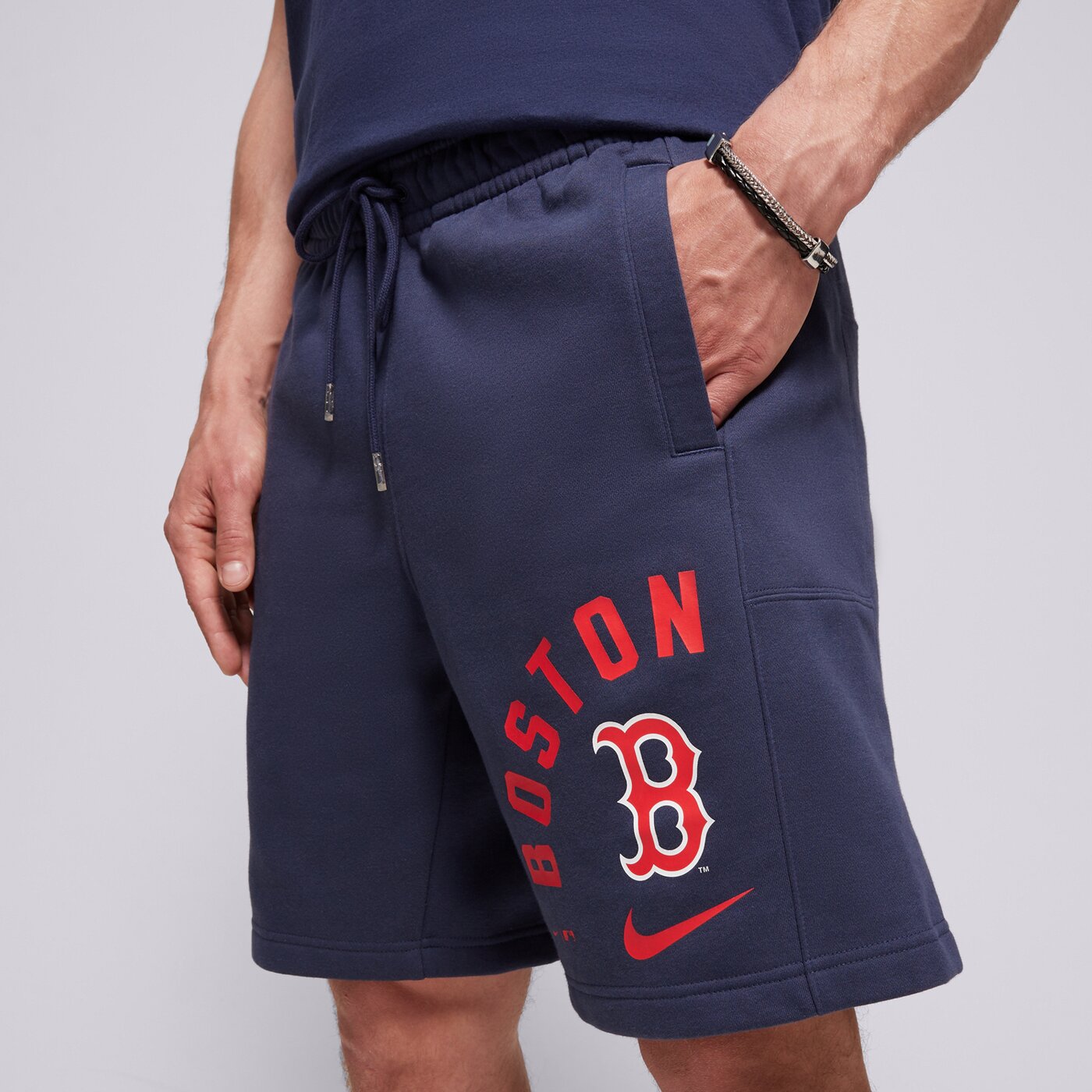 Мъжки къси панталони NIKE ШОРТИ BOSTON RED SOX MLB 027d-160n-bq-gxd цвят тъмносин