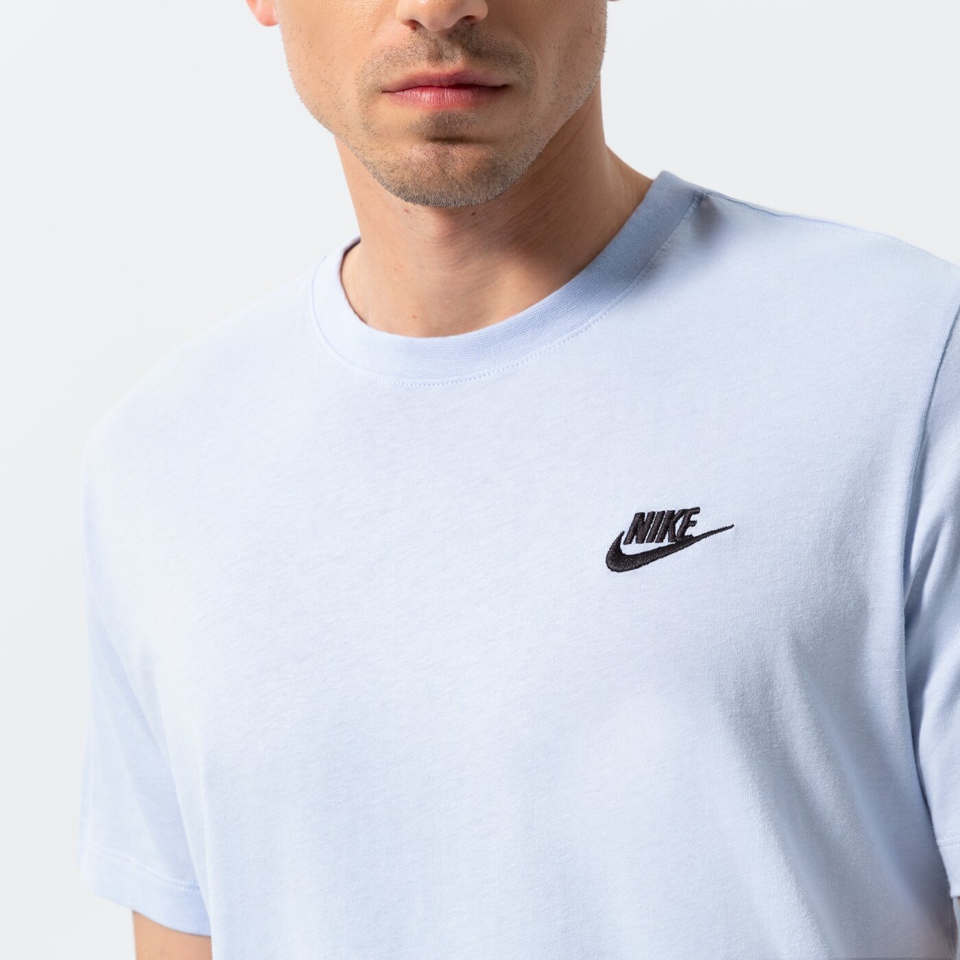 Мъжка тениска NIKE ТЕНИСКА SPORTSWEAR CLUB FLEECE ar4997-548 цвят син