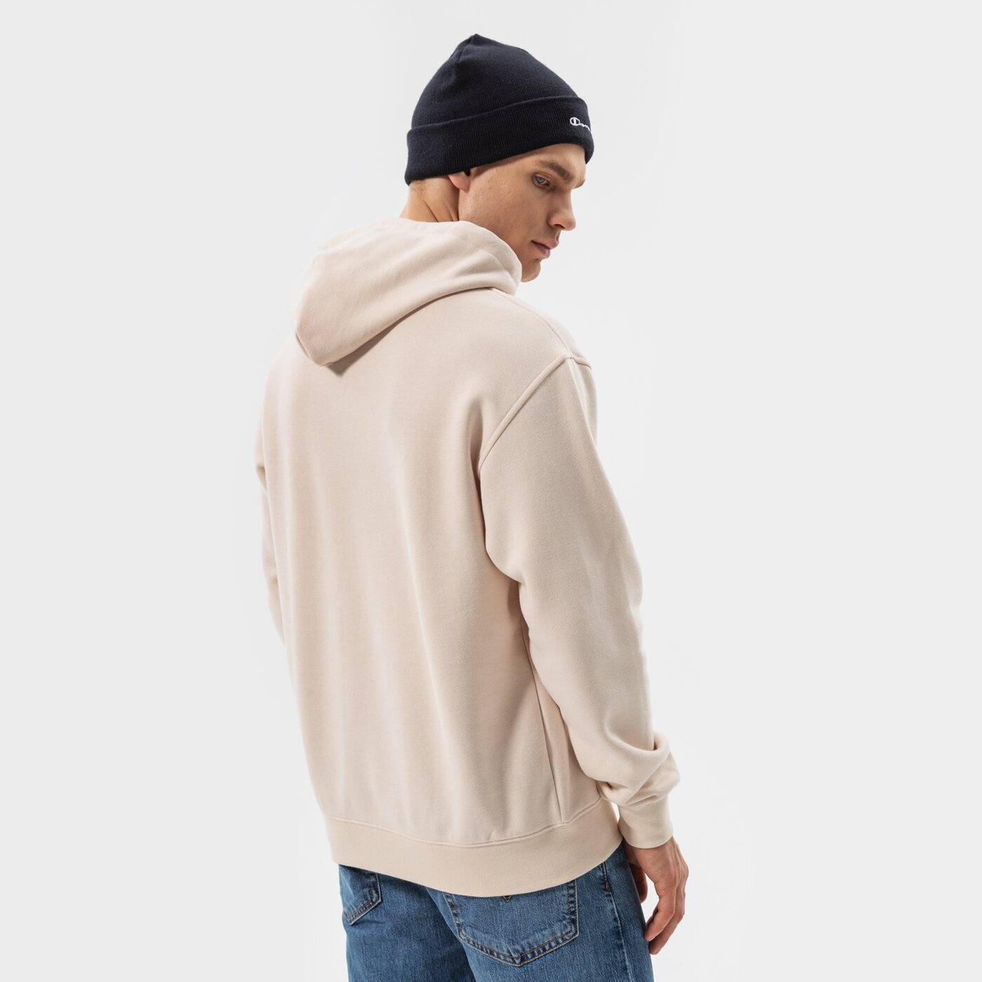 Мъжки суичър ADIDAS СУИТЧЪР С КАЧУЛКА TREFOIL LINEAR LABEL HOODIE hm2654 цвят бежов