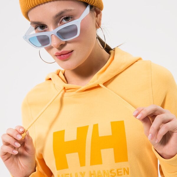 Дамски суичър HELLY HANSEN СУИТЧЪР С КАЧУЛКА W HH LOGO HOODIE 33978341 цвят жълт
