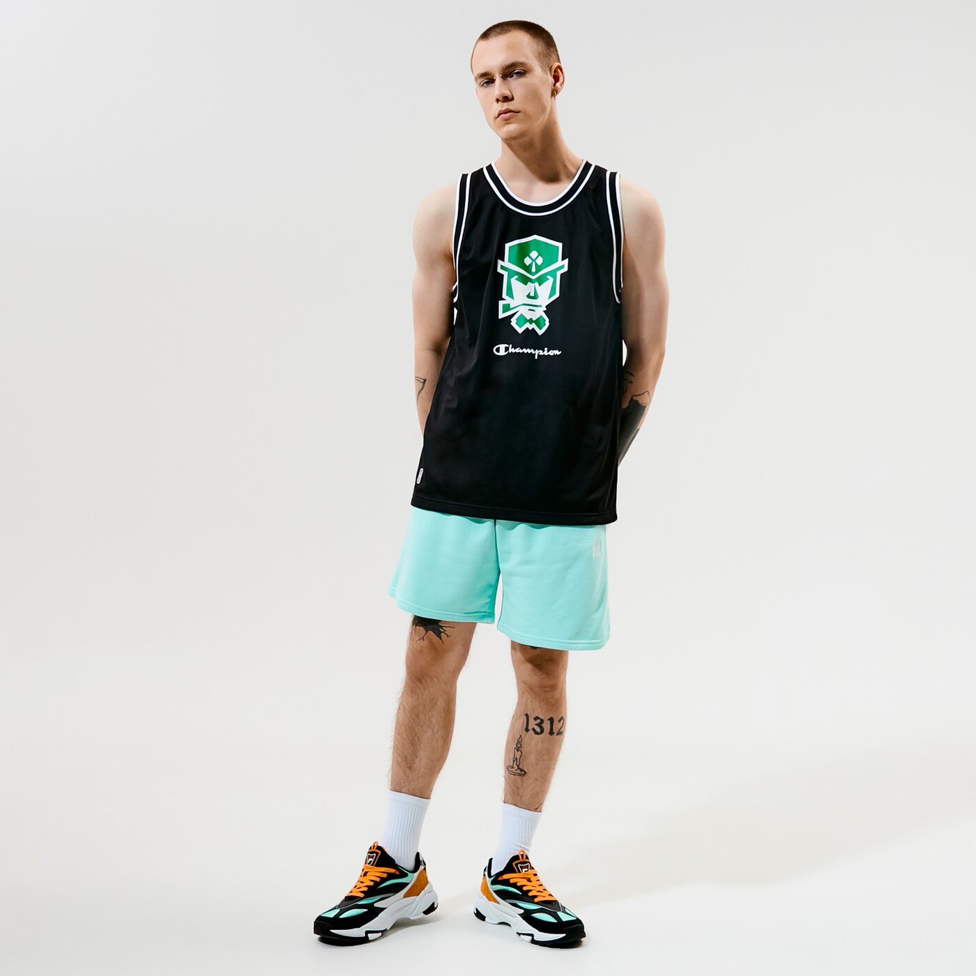 Мъжки къси панталони ADIDAS ШОРТИ ESSENTIAL SHORT h39974 цвят зелен