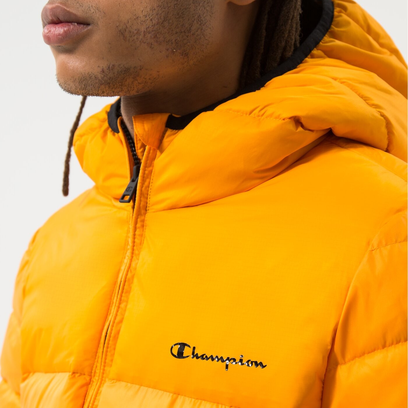 Мъжко зимно яке CHAMPION ЯКЕ ЗИМНО HOODED JACKET 218073ys113 цвят горчица