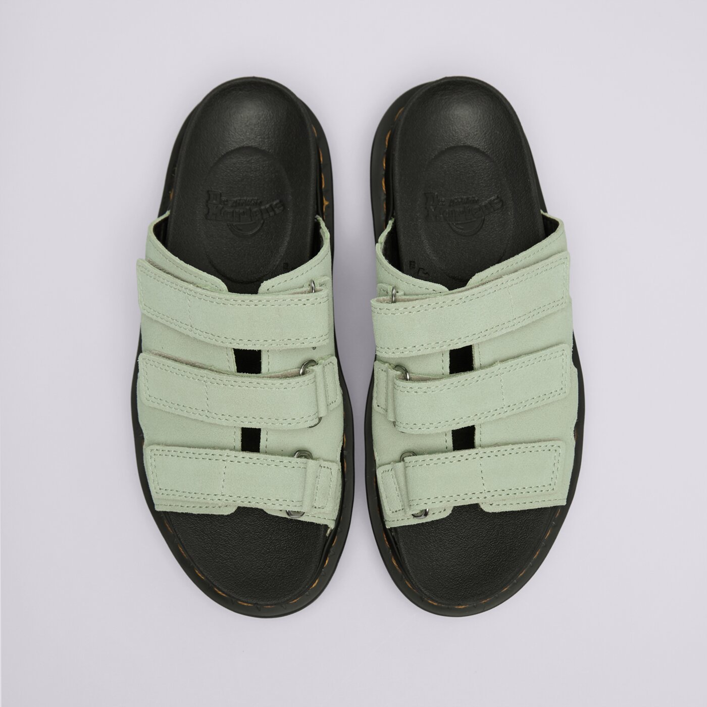 Дамски чехли и сандали DR.MARTENS RAINE SLIDE 40521300 цвят зелен