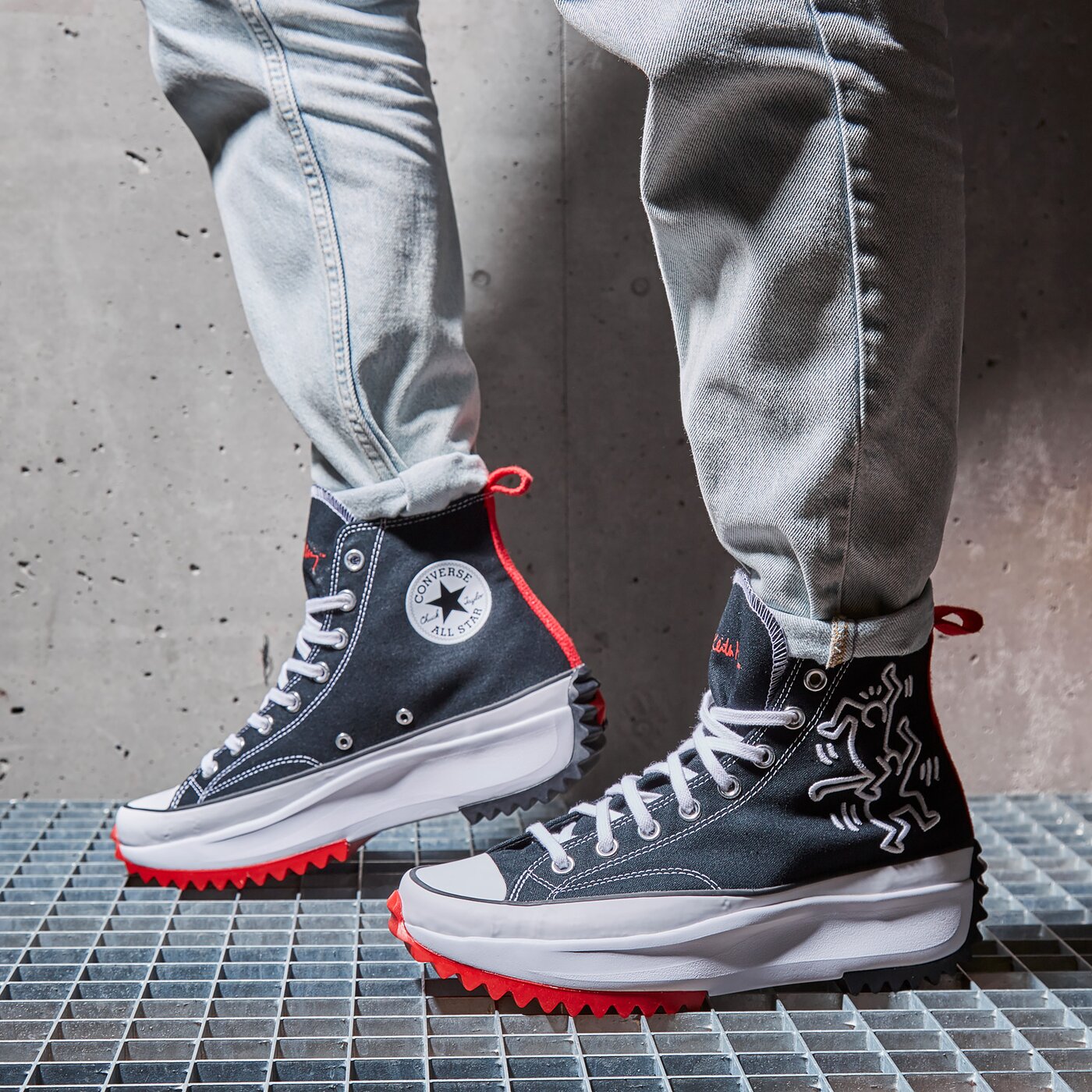 Мъжки маратонки CONVERSE RUN STAR HIKE 171859c цвят черен