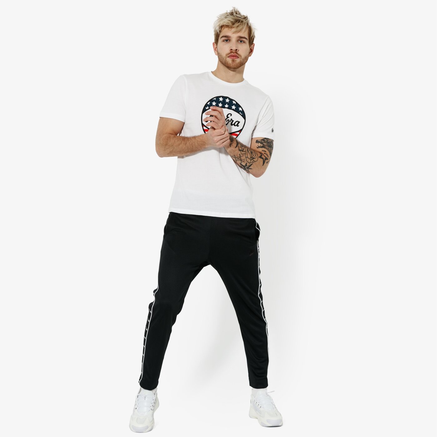 Мъжка тениска NEW ERA ТЕНИСКА SS NE BALL TEE NEWERA WHI 11914642 цвят бял