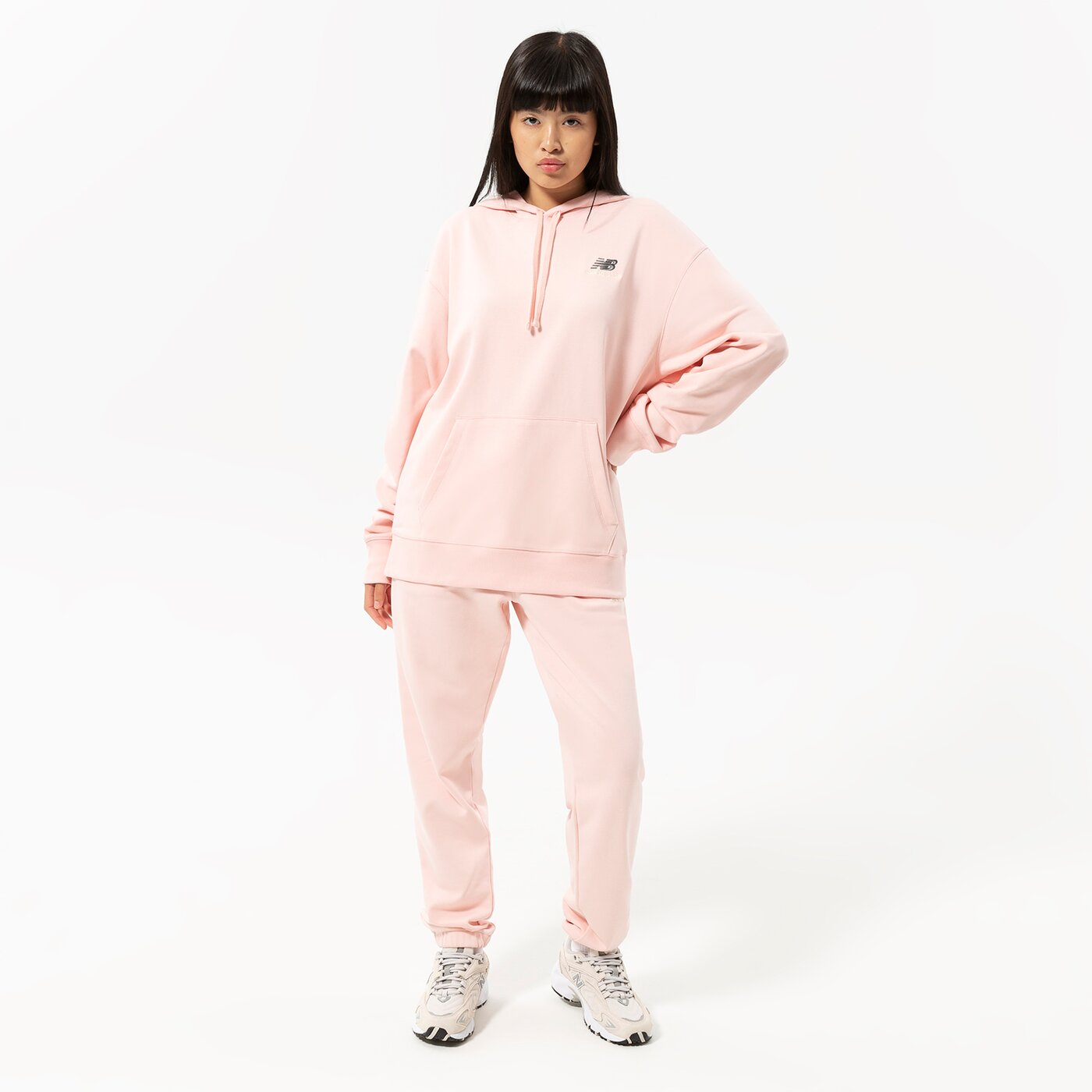 Мъжки суичър NEW BALANCE СУИТЧЪР С КАЧУЛКА NB ESSENTIALS UNI-SSENTIALS PO ut21500pie цвят розов