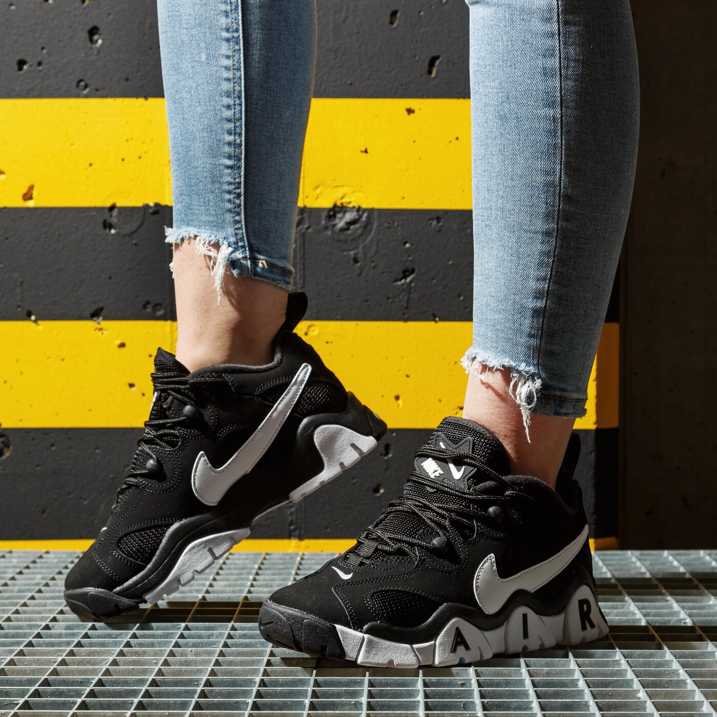 Детски маратонки NIKE AIR BARRAGE LOW (GS) ck4355-001 цвят черен