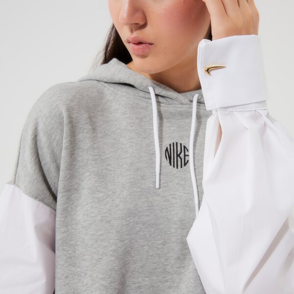 Дамски суичър NIKE СУИТЧЪР С КАЧУЛКА W   NSW ICN CLSH FLC GX HOODIE dd5052-063 цвят сив