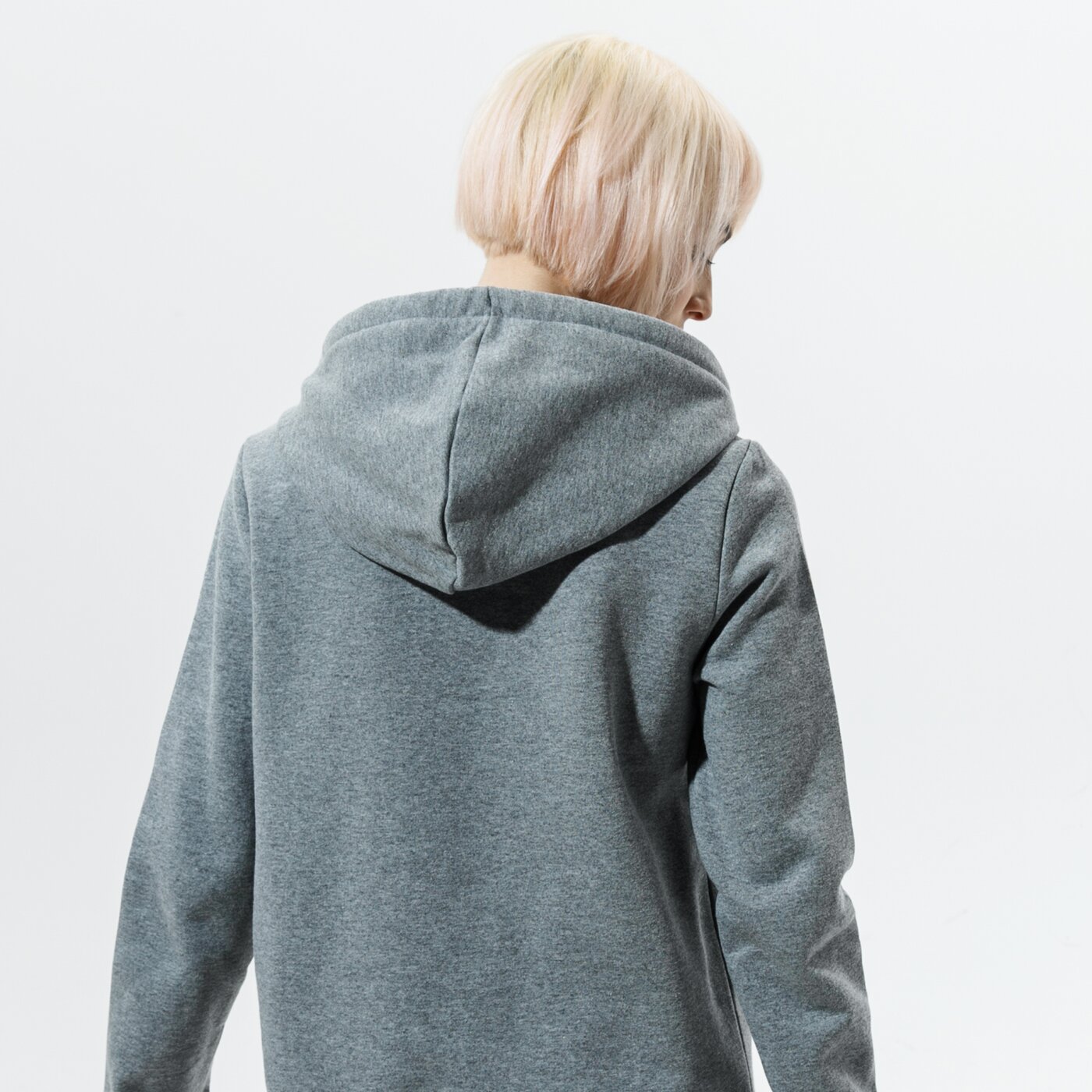 Дамски суичър VANS СУИТЧЪР С КАЧУЛКА WM CLASSIC V II HOODIE CEMENT HEATHER vn0a53ov02f1 цвят сив