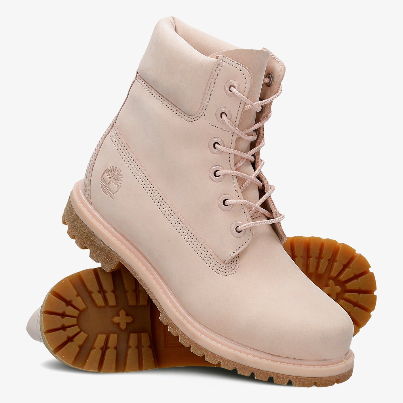 Дамски боти TIMBERLAND PREMIUM 6 INCH BOOT - W  a1k3z цвят розов