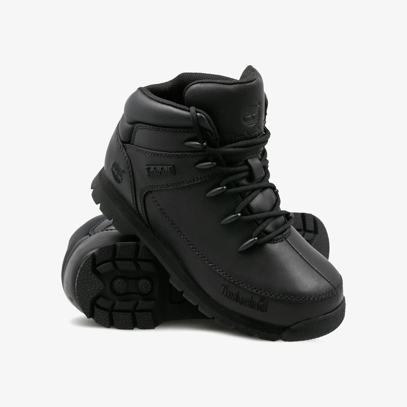 Детски зимни обувки TIMBERLAND EURO SPRINT  a13dp цвят черен