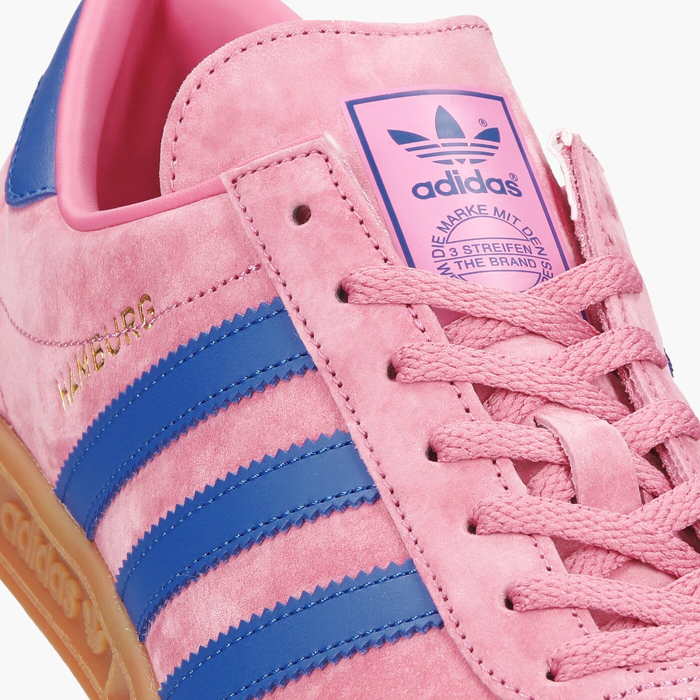 Мъжки маратонки ADIDAS HAMBURG h00446 цвят розов