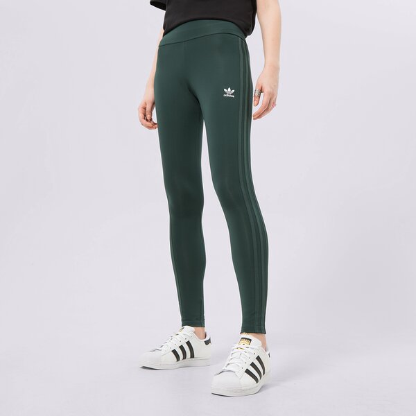 Дамски панталони ADIDAS ПАНТАЛОНИ TIGHTS hn5904 цвят зелен