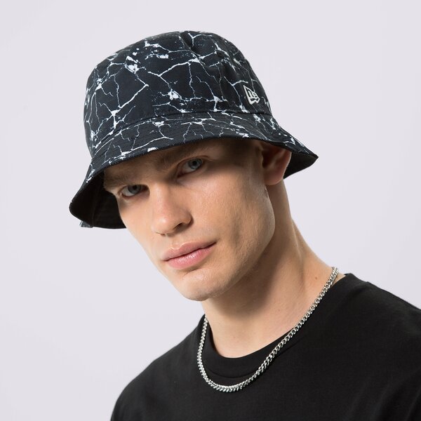  NEW ERA ИДИОТКА MARBLE TAPERED BUCKET NEW ERA BLKWHI 60285236 цвят черен