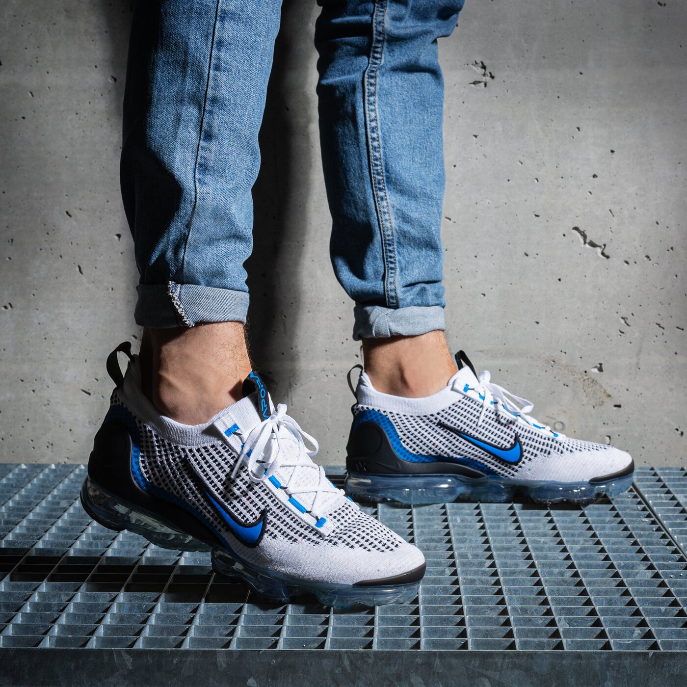 Мъжки маратонки NIKE AIR VAPORMAX 2021 FK dm0025-100 цвят син