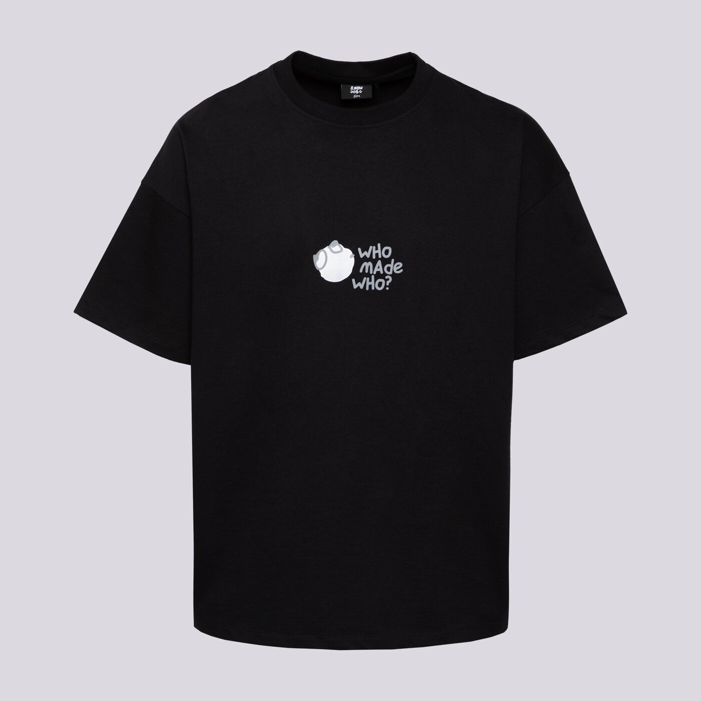 Мъжка тениска S.NOW JOB SIZEER ТЕНИСКА “WHO MADE WHO” BLACK si123tsu50002 цвят черен