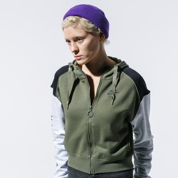 Дамски суичър NIKE СУИТЧЪР W NSW AIR HOODIE FZ BB  bv4771-222 цвят каки