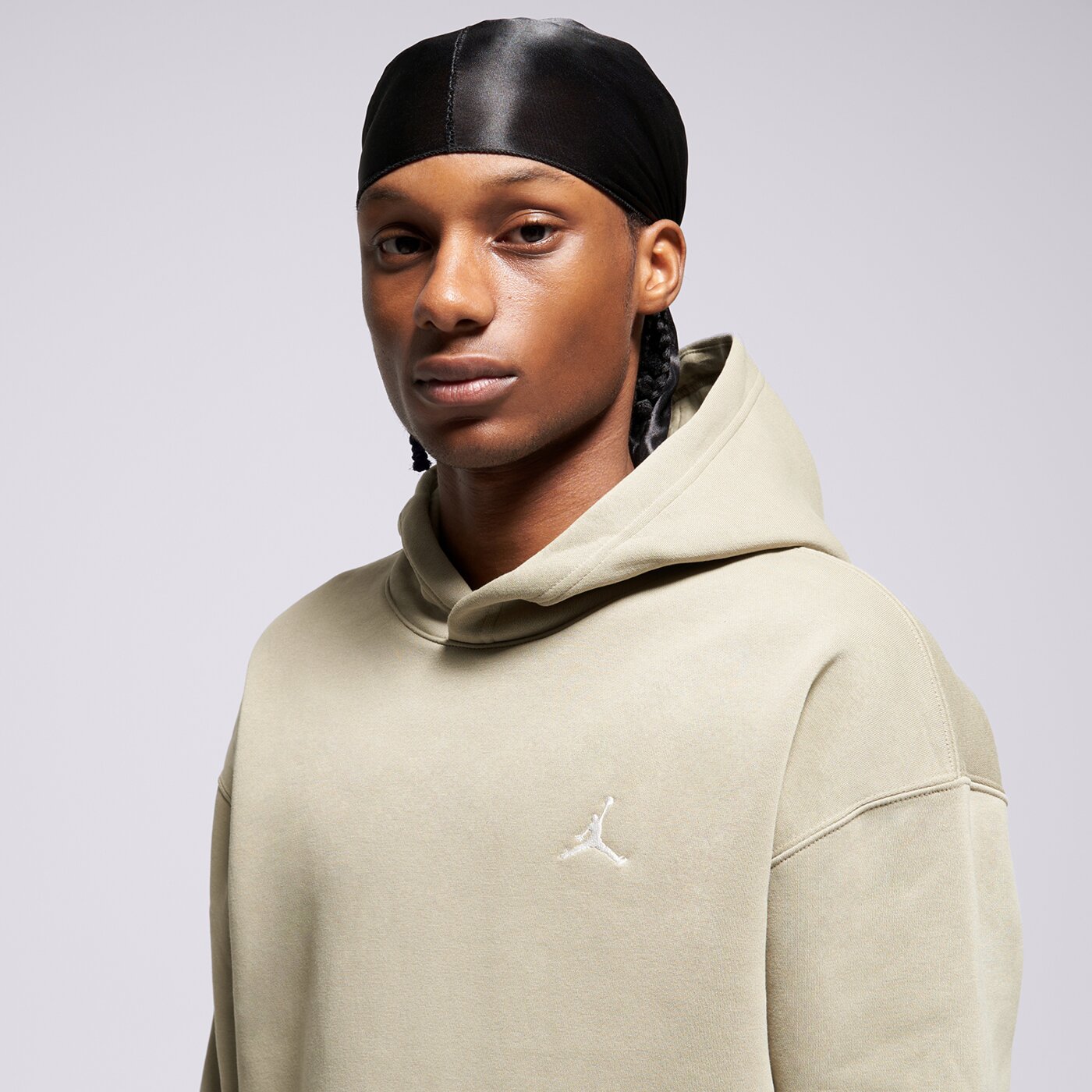 Мъжки суичър JORDAN СУИТЧЪР С КАЧУЛКА JORDAN BROOKLYN FLEECE fv7281-205 цвят бежов