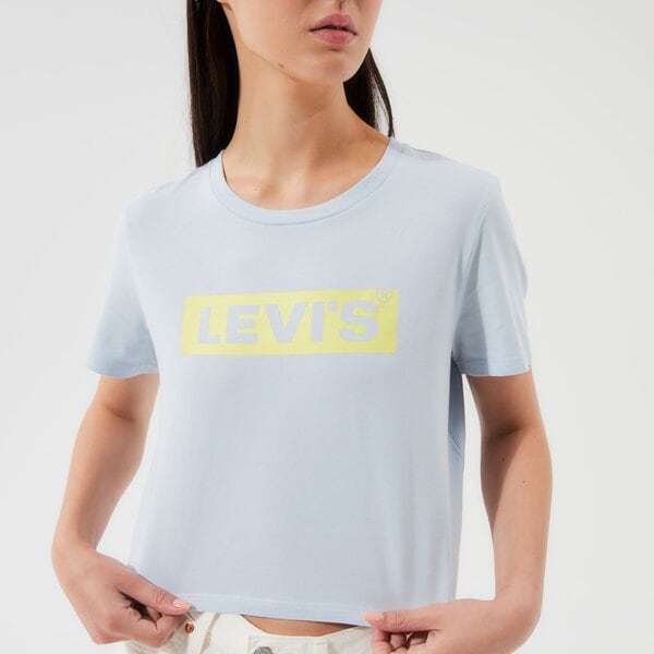 Дамска тениска LEVI'S ТЕНИСКА CROPPED JORDIE TEE a0785-0011 цвят син