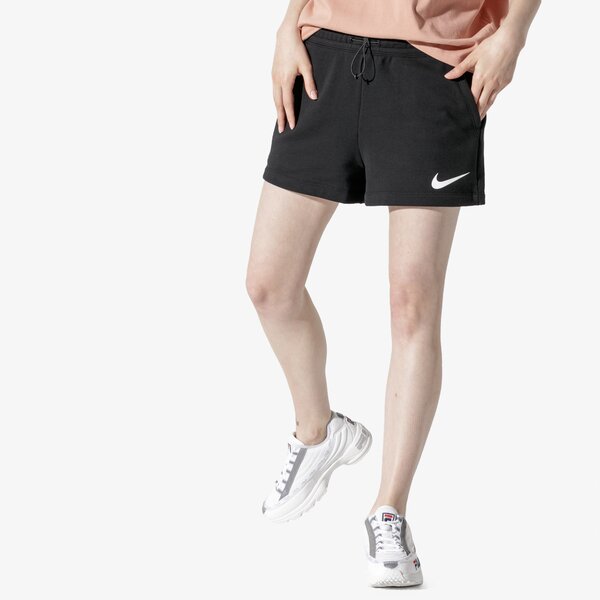 Дамски къси панталони NIKE ШОРТИ W NSW SWSH SHORT FT bq7962-010 цвят черен
