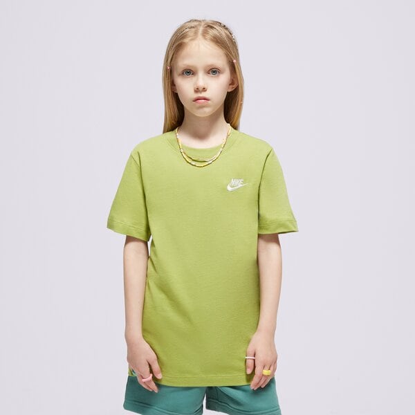 Детска тениска NIKE ТЕНИСКА SPORTSWEAR BOY ar5254-377 цвят зелен