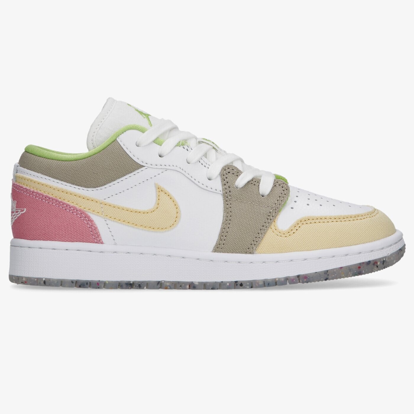 Детски маратонки AIR JORDAN 1 LOW SE (GS) dj0341-100 цвят многоцветен