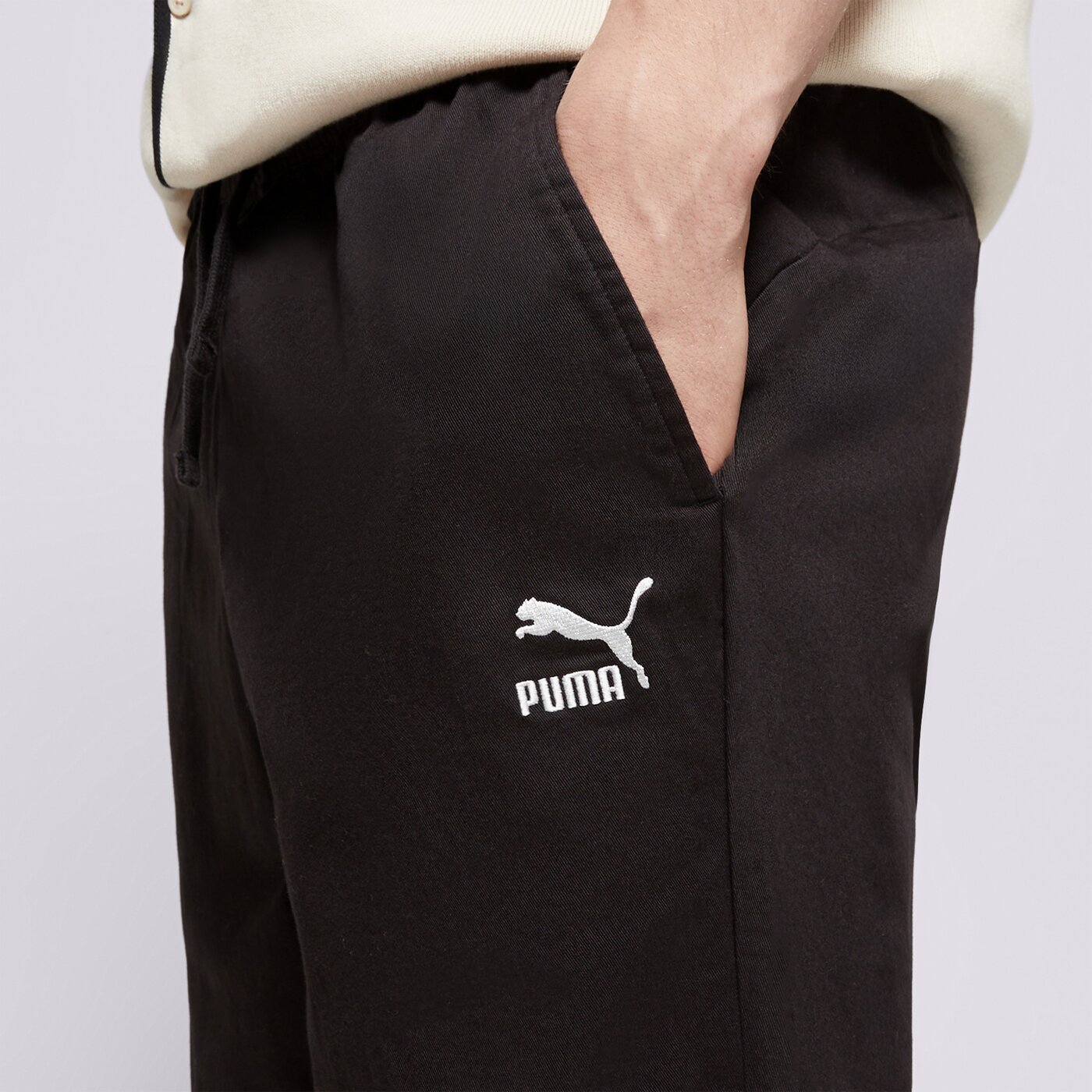 Мъжки панталони PUMA ПАНТАЛОНИ BETTER CLASSICS WOVEN PANTS 62425901 цвят черен