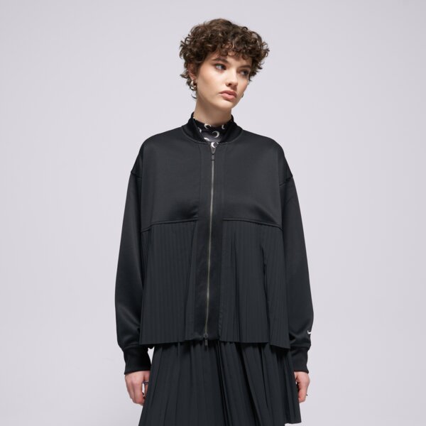 Дамски суичър NIKE СУИТЧЪР СЪС ЗАКОПЧАВАНЕ W NSW PLEATED JKT im7457-010 цвят черен