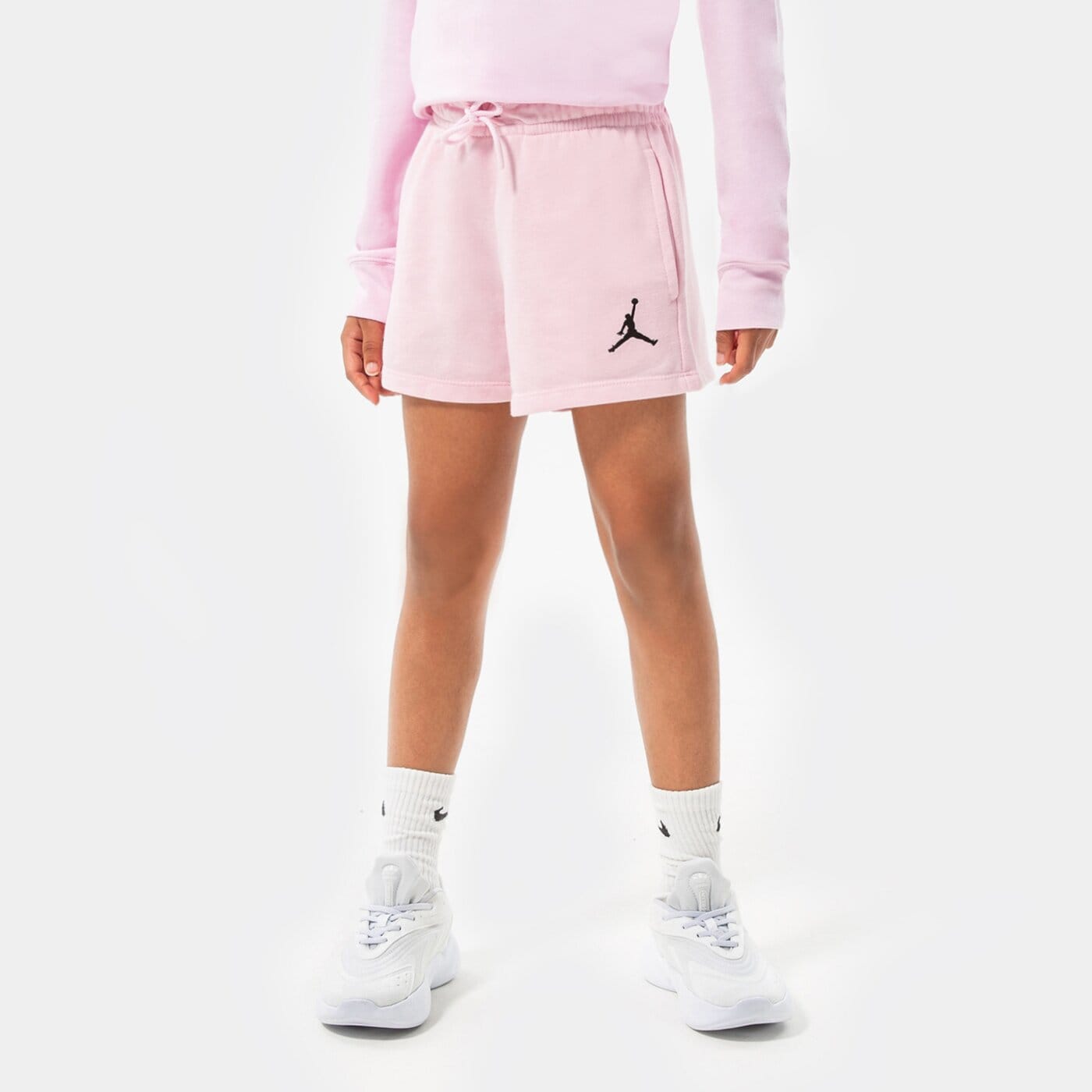  JORDAN ШОРТИ ESSENTIALS SHORTS GIRL 45a771-a9y цвят розов