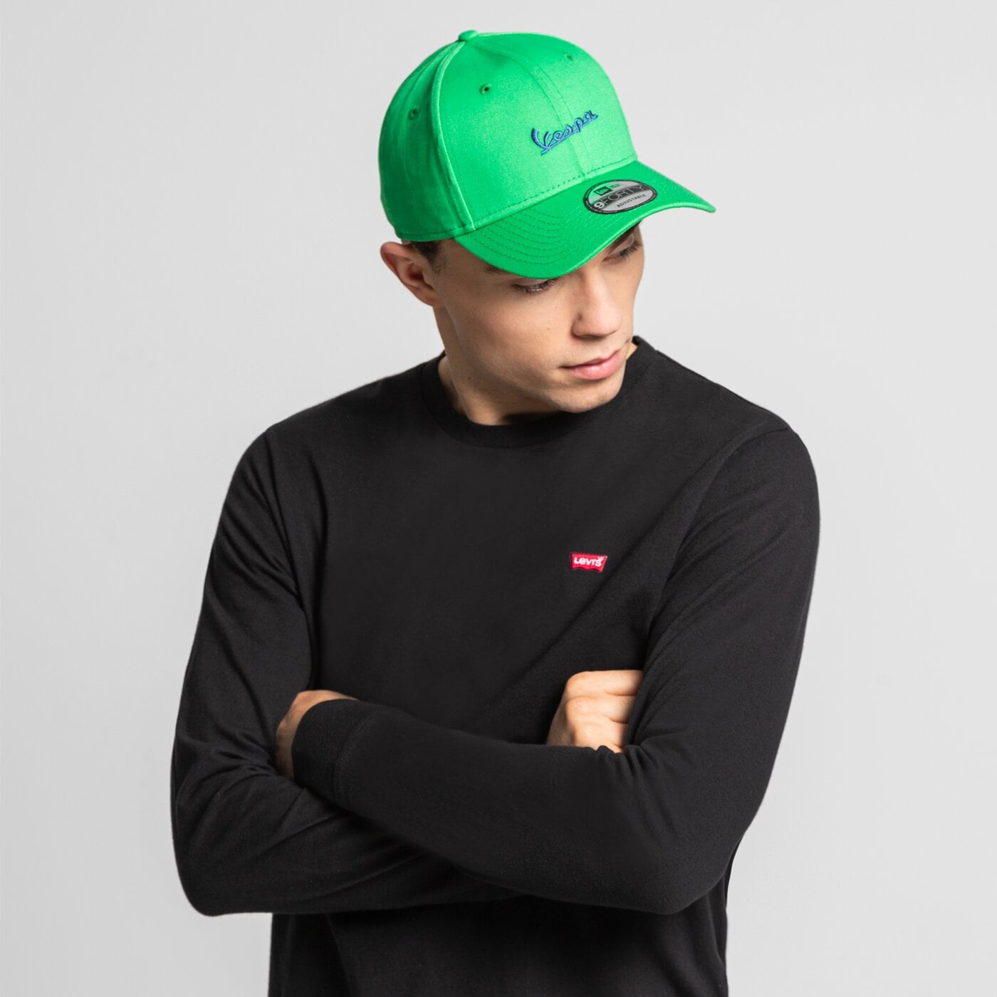 Мъжка шапка с козирка NEW ERA ШАПКА VESPA ESS 940 GRN VESPA ILG 60221456 цвят зелен