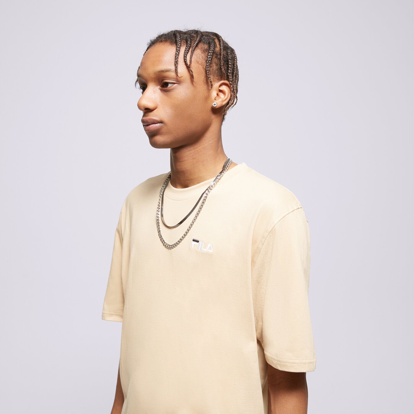 Мъжка тениска FILA ТЕНИСКА DRINGO ss23spm229626 цвят бежов