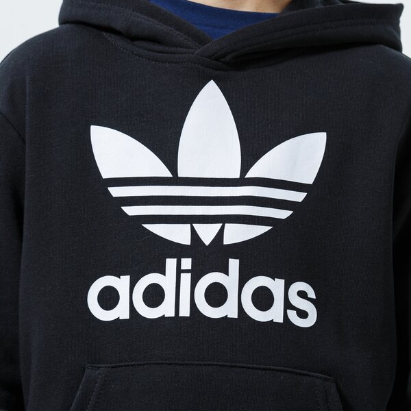 Детски суичър ADIDAS TREFOIL HOODIE JUNIOR BOY dv2870 цвят черен