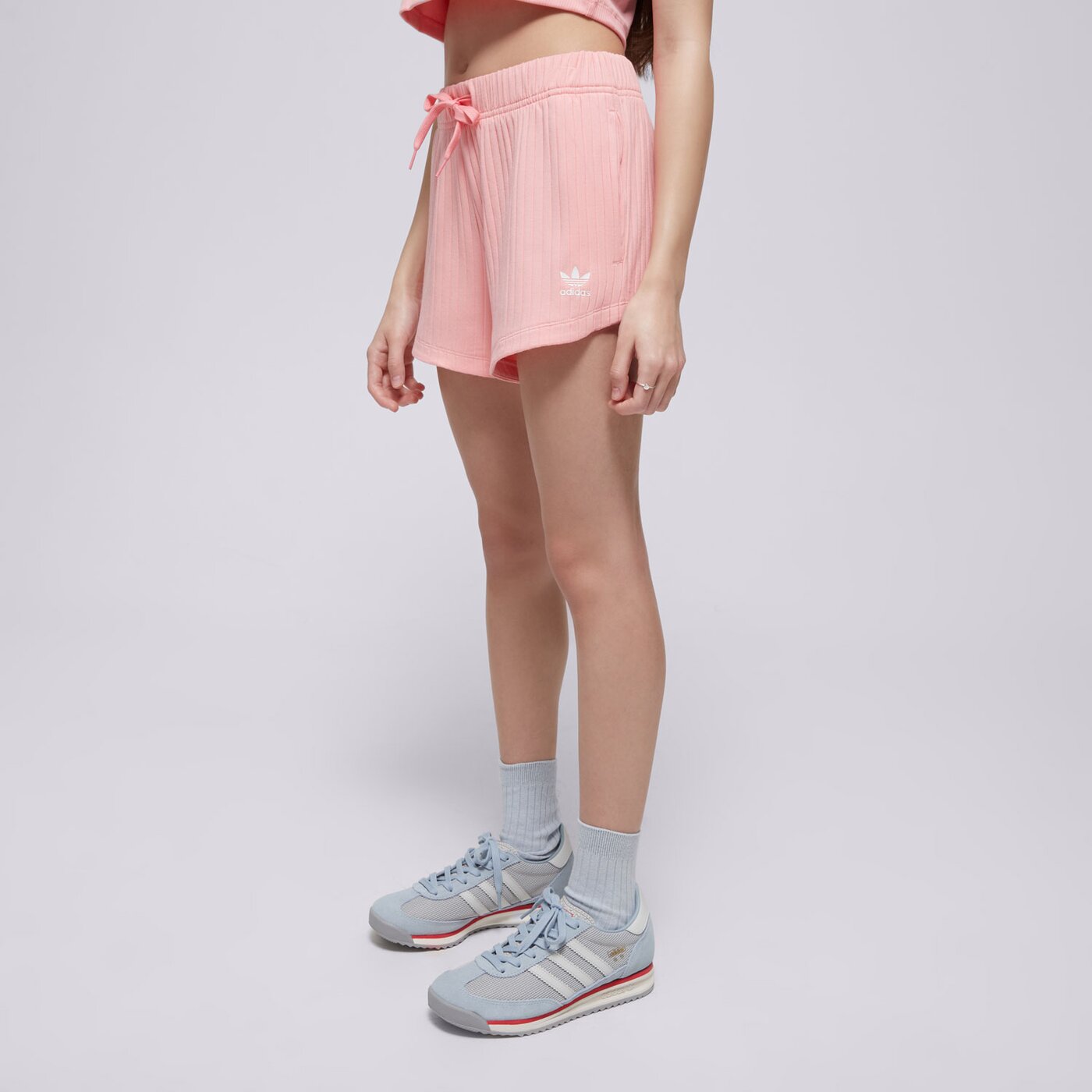  ADIDAS ШОРТИ RIB SHORTS GIRLS jc8434 цвят розов
