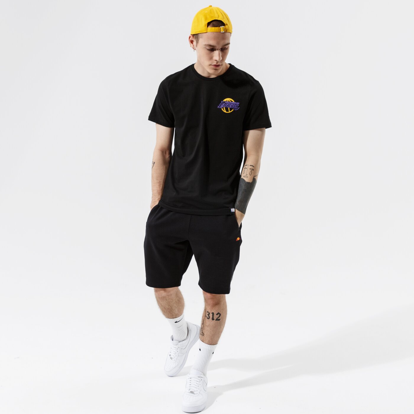 Мъжка тениска NEW ERA ТЕНИСКА NBA NEON TEE LOSLAK BLK 12827210 цвят черен