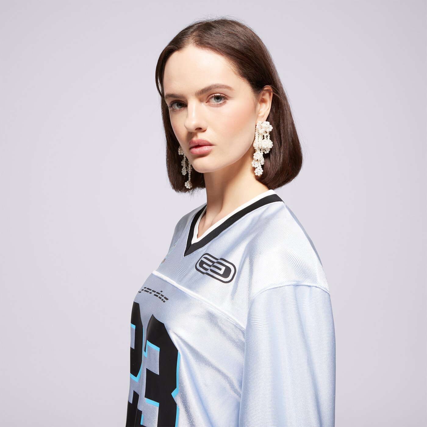 Дамска тениска JORDAN ТЕНИСКА LS JRSY ТОП hf9459-407 цвят син