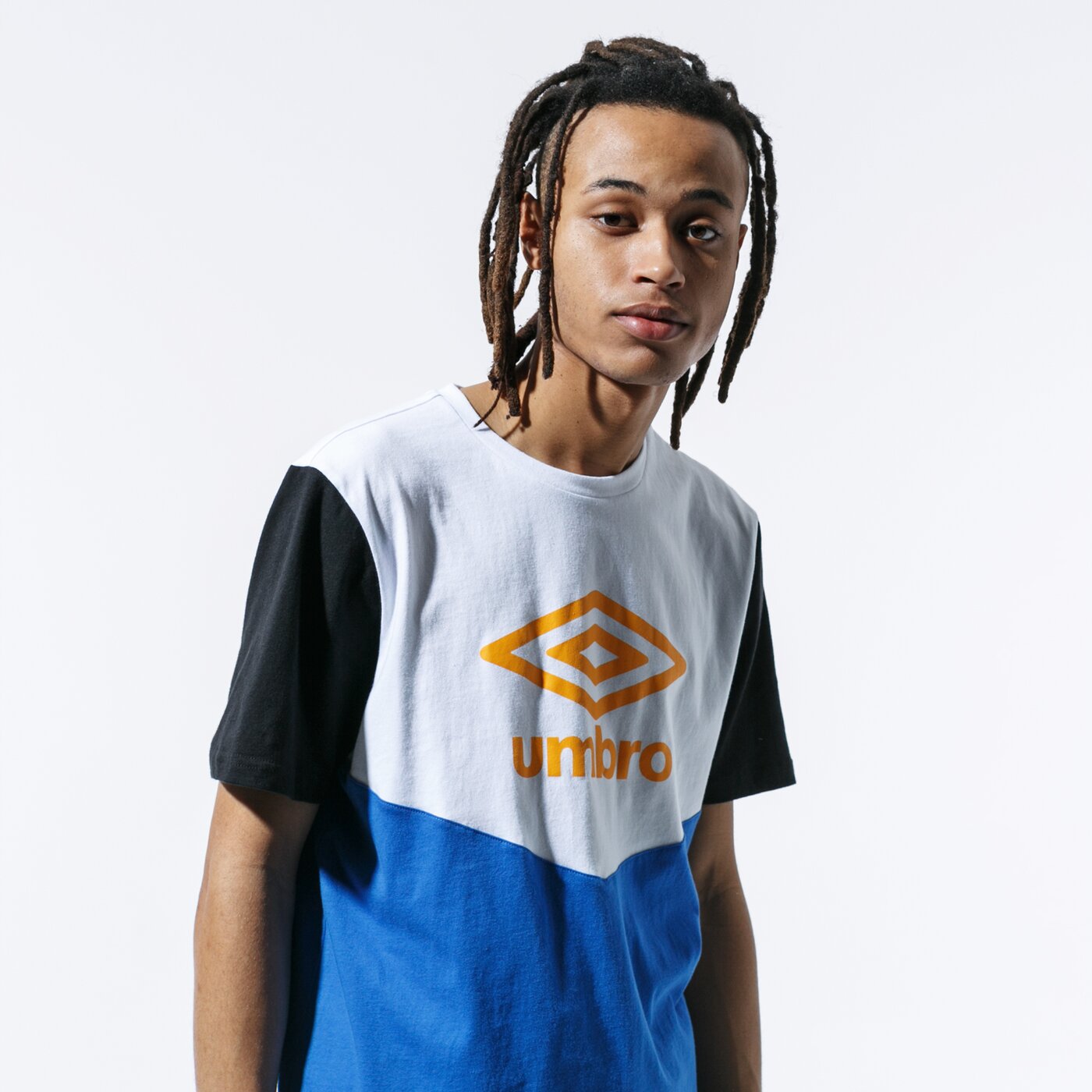 Мъжка тениска UMBRO ТЕНИСКА RETRO COLORBLOCK TEE BLU ul39tsm83001 цвят син