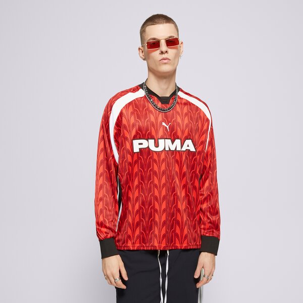 Мъжка тениска PUMA ТЕНИСКА FOOTBALL JERSEY LONGSLEEVE 627543 13 цвят червен