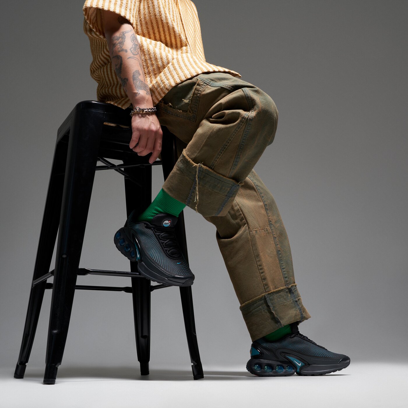 Мъжки маратонки NIKE AIR MAX DN hv5235-001 цвят черен