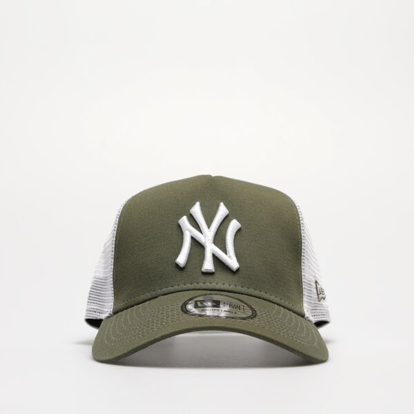 Мъжка шапка с козирка NEW ERA ШАПКА LEAGUE ESS 9FORTY TRUCKER NYY NOV NEW YORK YAN 12523894 цвят каки