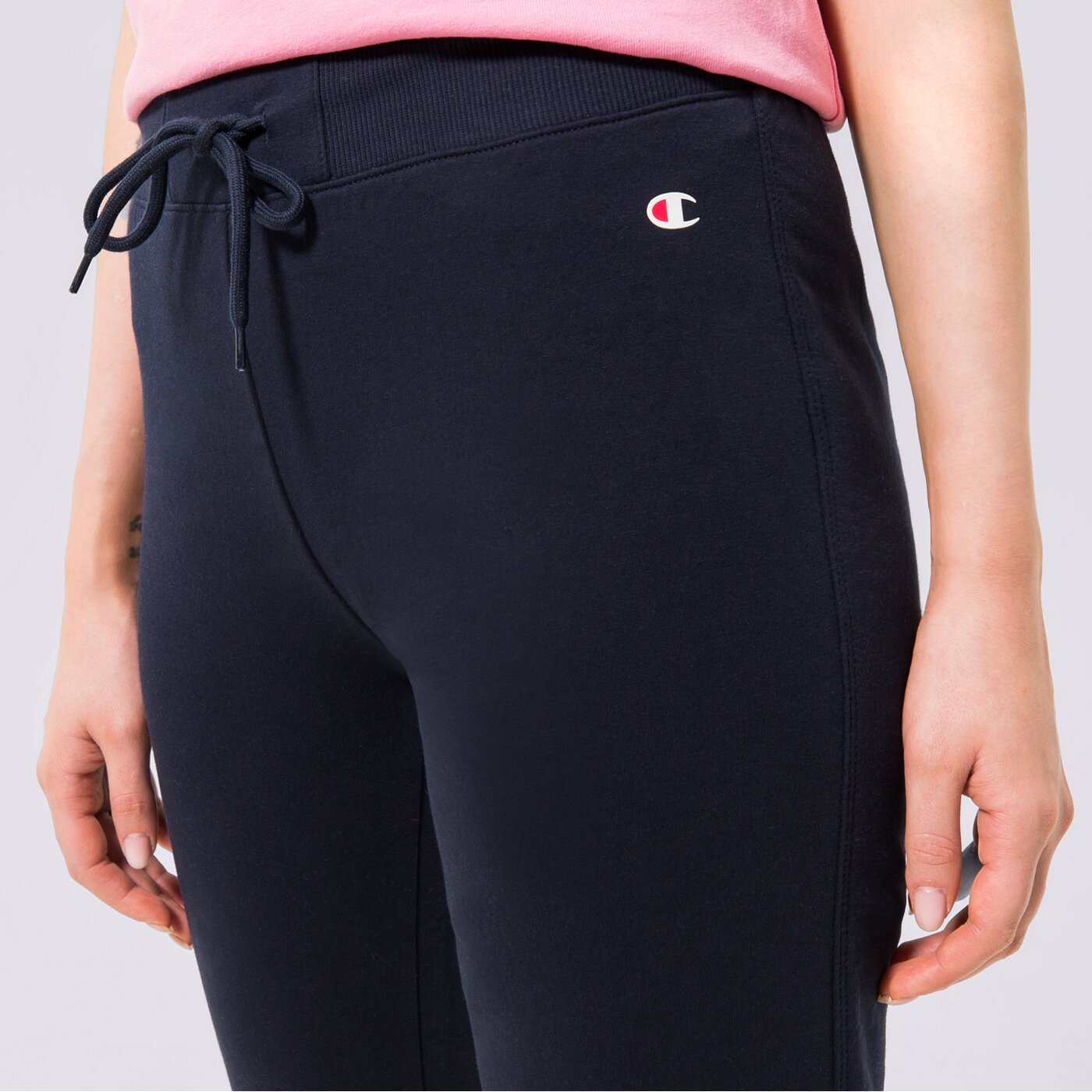 Дамски панталони CHAMPION ПАНТАЛОНИ RIB CUFF PANTS 111999bs501 цвят тъмносин