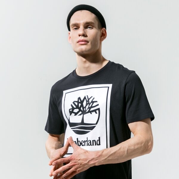 Мъжка тениска TIMBERLAND ТЕНИСКА YC CORE+ SS STACK LOGO TEE tb0a2aj1n921 цвят черен