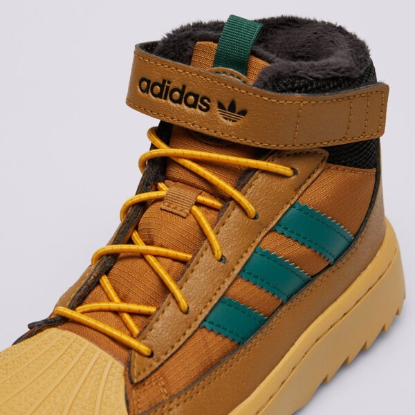 Детски зимни обувки ADIDAS SUPERSTAR WINTER TREK C jq0343 цвят кафяв