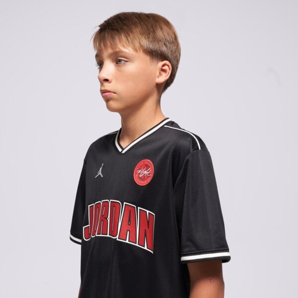 Детска тениска JORDAN ТЕНИСКА JDB MJ SPORT JERSEY BOY 95f217-023 цвят черен
