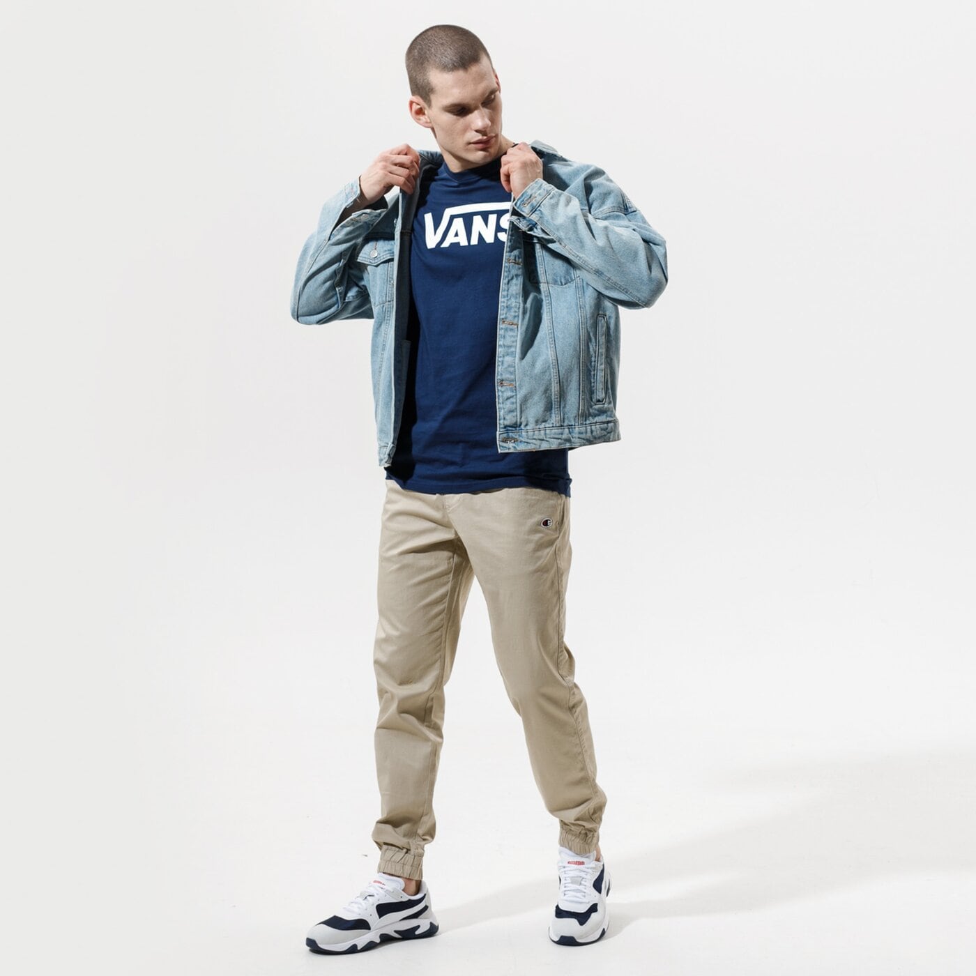 Мъжка тениска VANS ТЕНИСКА VANS CLASSIC vn000ggg5s21 цвят тъмносин