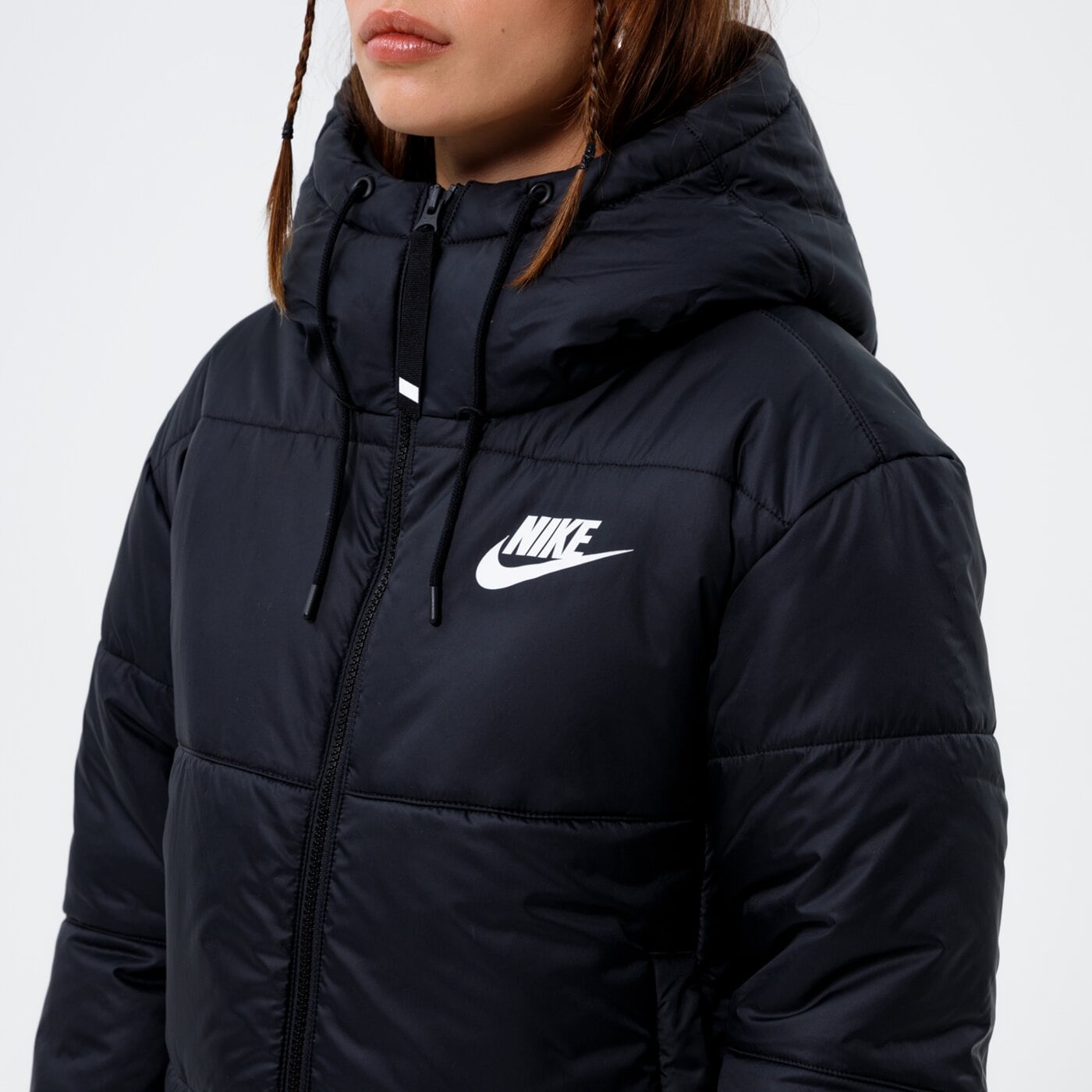 Дамско зимно яке NIKE ЯКЕ TAPE JACKET dj6997-010 цвят черен