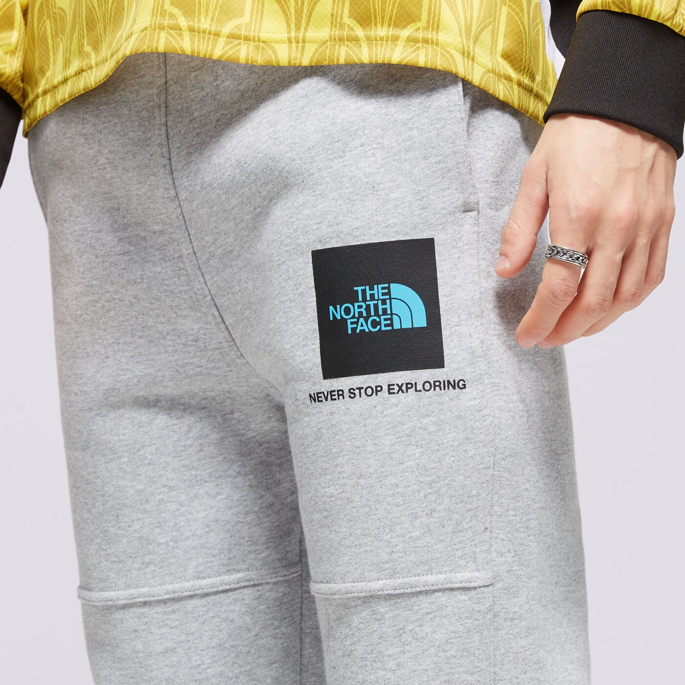 Мъжки панталони THE NORTH FACE ПАНТАЛОНИ FINE BOX PANT GYM pant2 цвят сив