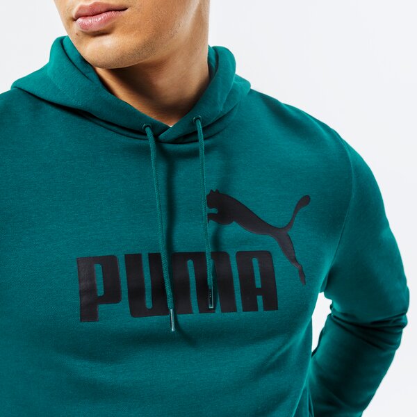 Мъжки суичър PUMA СУИТЧЪР С КАЧУЛКА ESS BIG LOGO HOODIE FL (S) 586687 20 цвят зелен